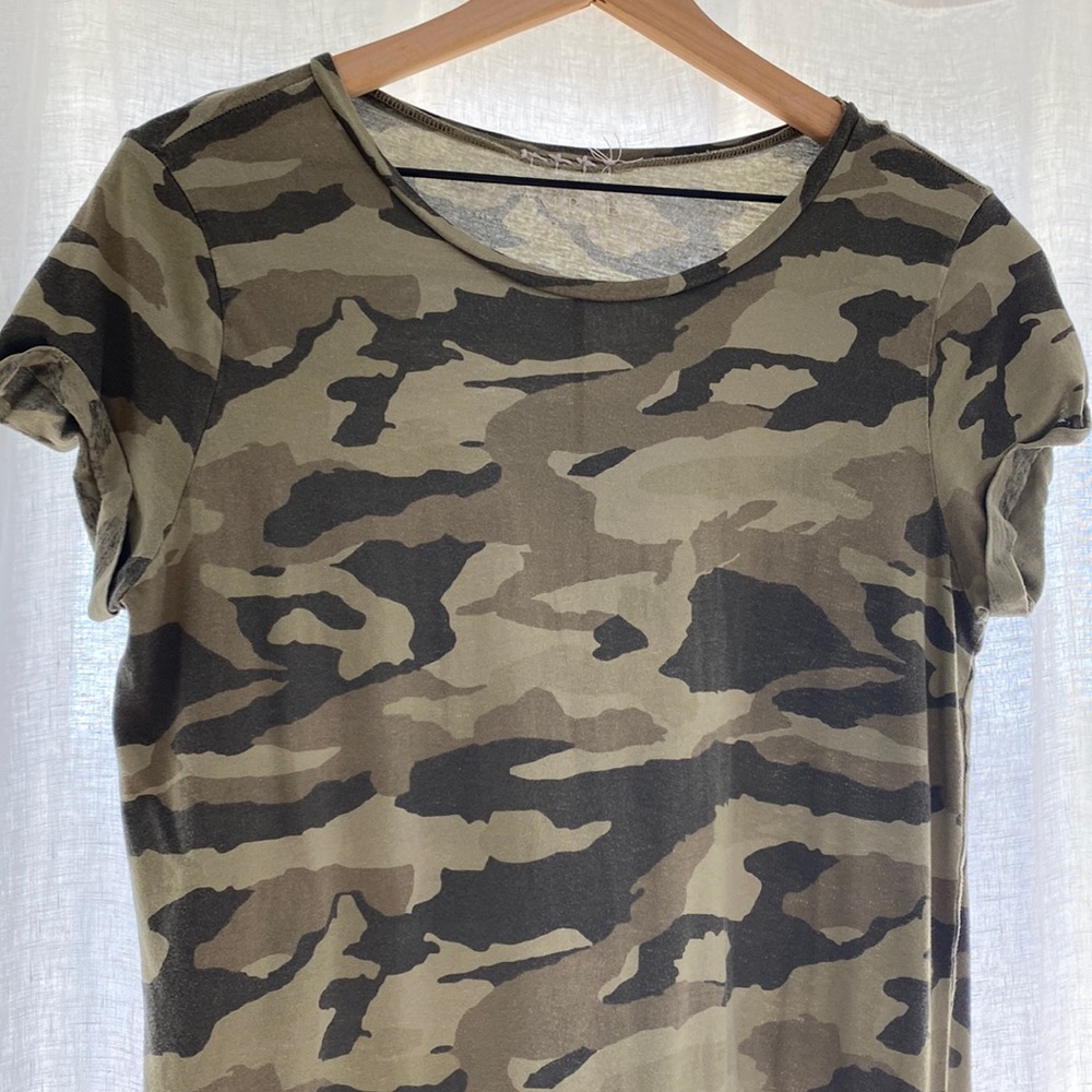 Cotton Imrie Camo T shirt Dress